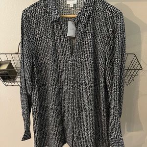 NWT J. Jill Button down blouse